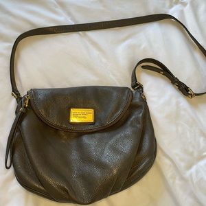 Marc Jacobs leather crossbody messenger bag